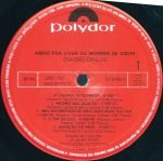 Erasmo Carlos – Amar Pra Viver, Ou Morrer De Amor LP Plak - Görsel 3