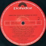 Erasmo Carlos – Amar Pra Viver, Ou Morrer De Amor LP Plak - Görsel 4