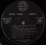 Joan Baez – Noël LP Plak - Görsel 2
