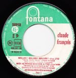 Claude François – Belles! Belles! Belles! 45lik Plak EP - Görsel 2