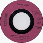 Sacha Distel – On Ne Peut Plus Se Cacher 45lik Plak - Görsel 2
