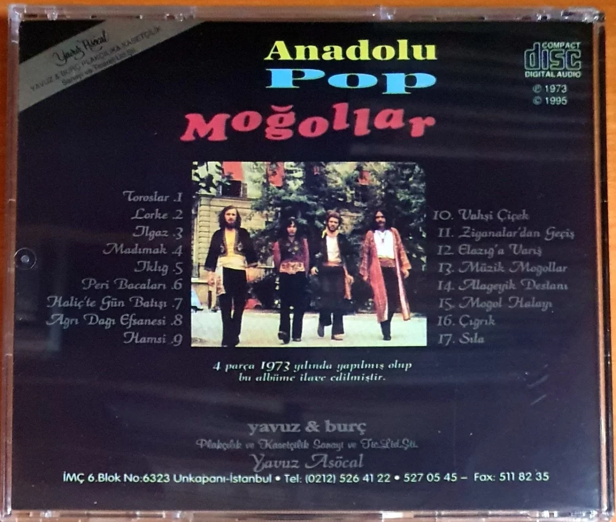 Moğollar – Anadolu Pop CD - Görsel 2