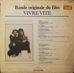 Bande Originale Du Film "Vivre Vite" LP Plak - Görsel 2