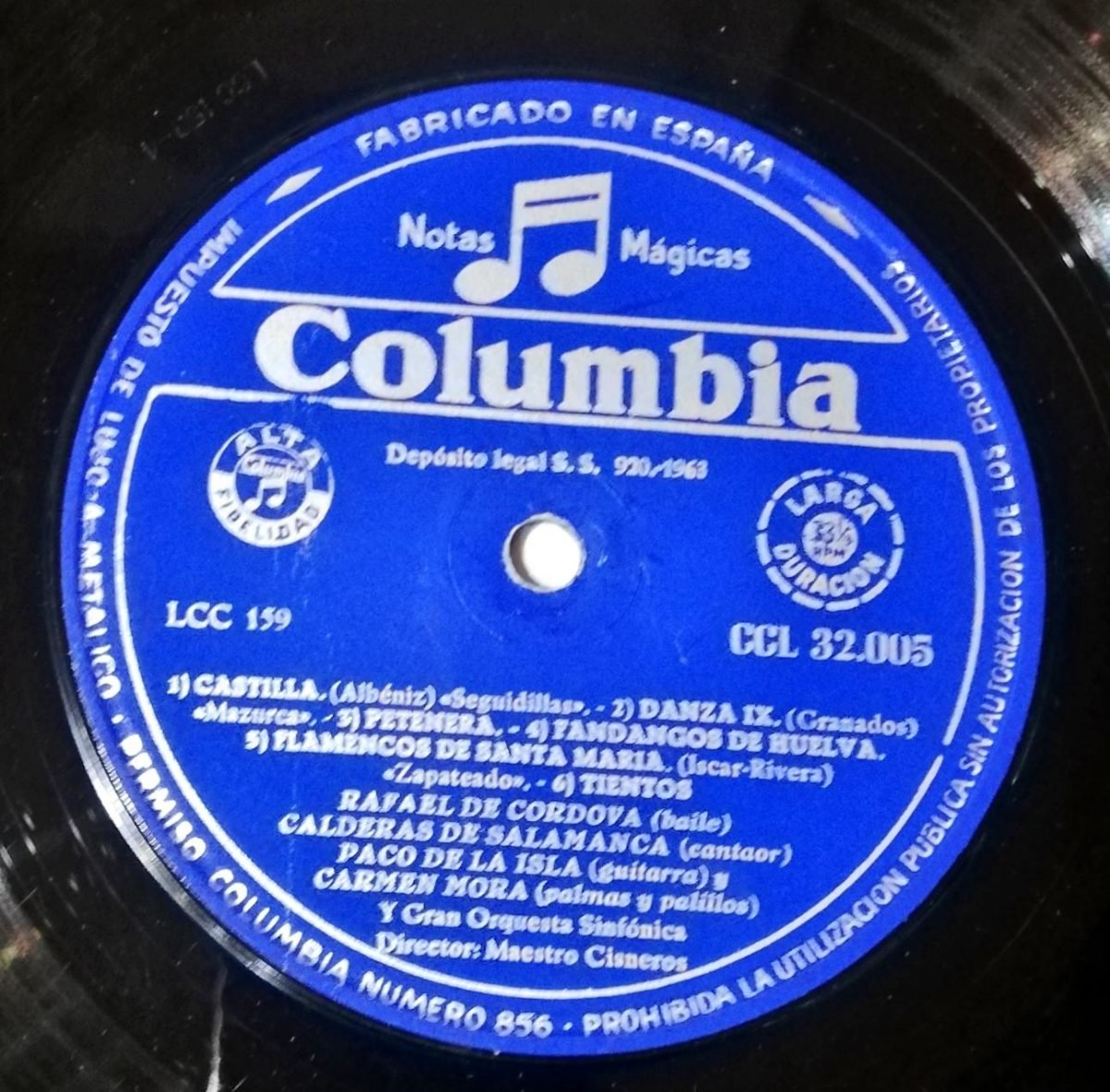 Rafael de Cordova – Rafael de Córdova LP Plak - Görsel 2