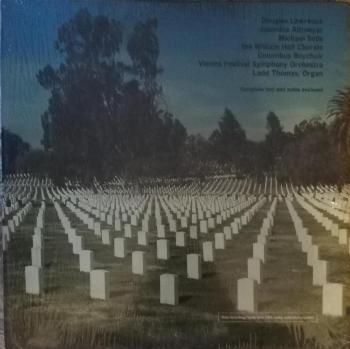 Benjamin Britten – War Requiem, Conducted By William D. Hall 2LP Plak - Görsel 2