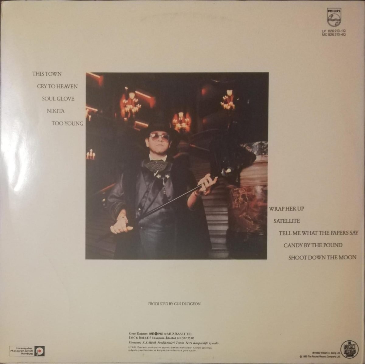 Elton John – Ice On Fire LP Plak - Görsel 3