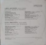 Elena Obraztsova – Russian Songs And Romances LP Plak - Görsel 2
