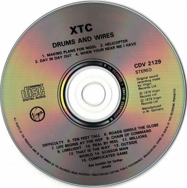 thumbnail image 2 of XTC Drums & Wires [New CD] UK Import – 2014 Release, Ape House, Rock Album 2 of 4