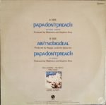 Madonna – Papa Don't Preach 12'' Maxi Single Plak - Görsel 2