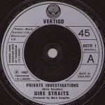 Dire Straits – Private Investigations 45lik Plak - Görsel 3