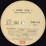 Bande Originale Du Film "Vivre Vite" LP Plak - Görsel 4