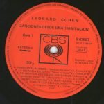 Leonard Cohen – Songs From A Room LP Plak - Görsel 2