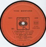 Yves Montand – Sentimental LP Plak - Görsel 3