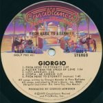 Giorgio ‎– From Here To Eternity LP Plak - Görsel 2