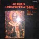 Chœurs «Svetoslav Obretenov», Georgi Robev – Liturgies Ukrainienne & Russe Des XVIº & XVIIº Siècles LP Plak