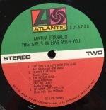 Aretha Franklin – This Girl's In Love With You LP Plak - Görsel 4