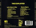 The Exploited – Let's Start A War / Horror Epics CD - Görsel 2