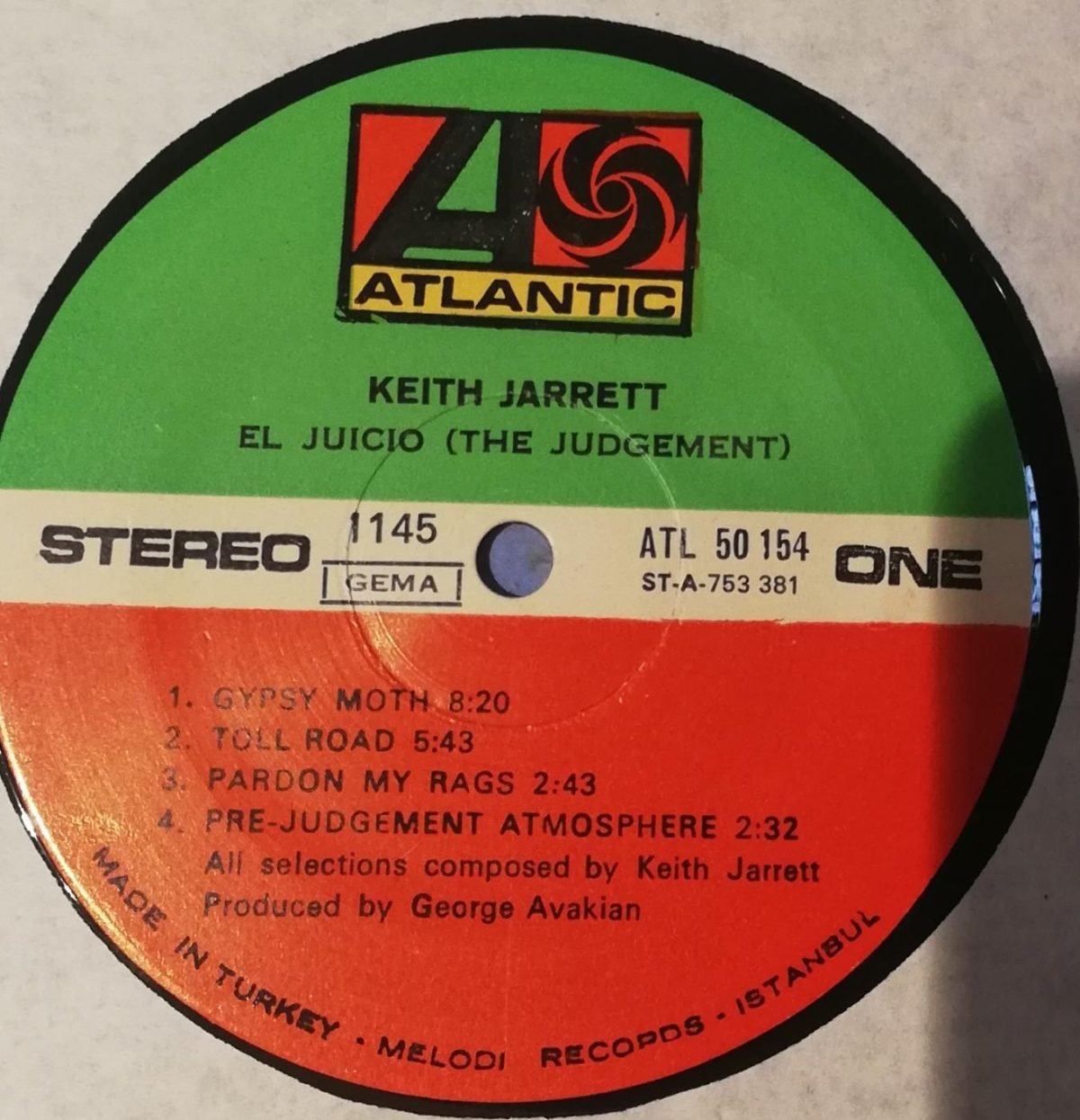 Keith Jarrett – El Juicio (The Judgement) LP Plak - Görsel 3