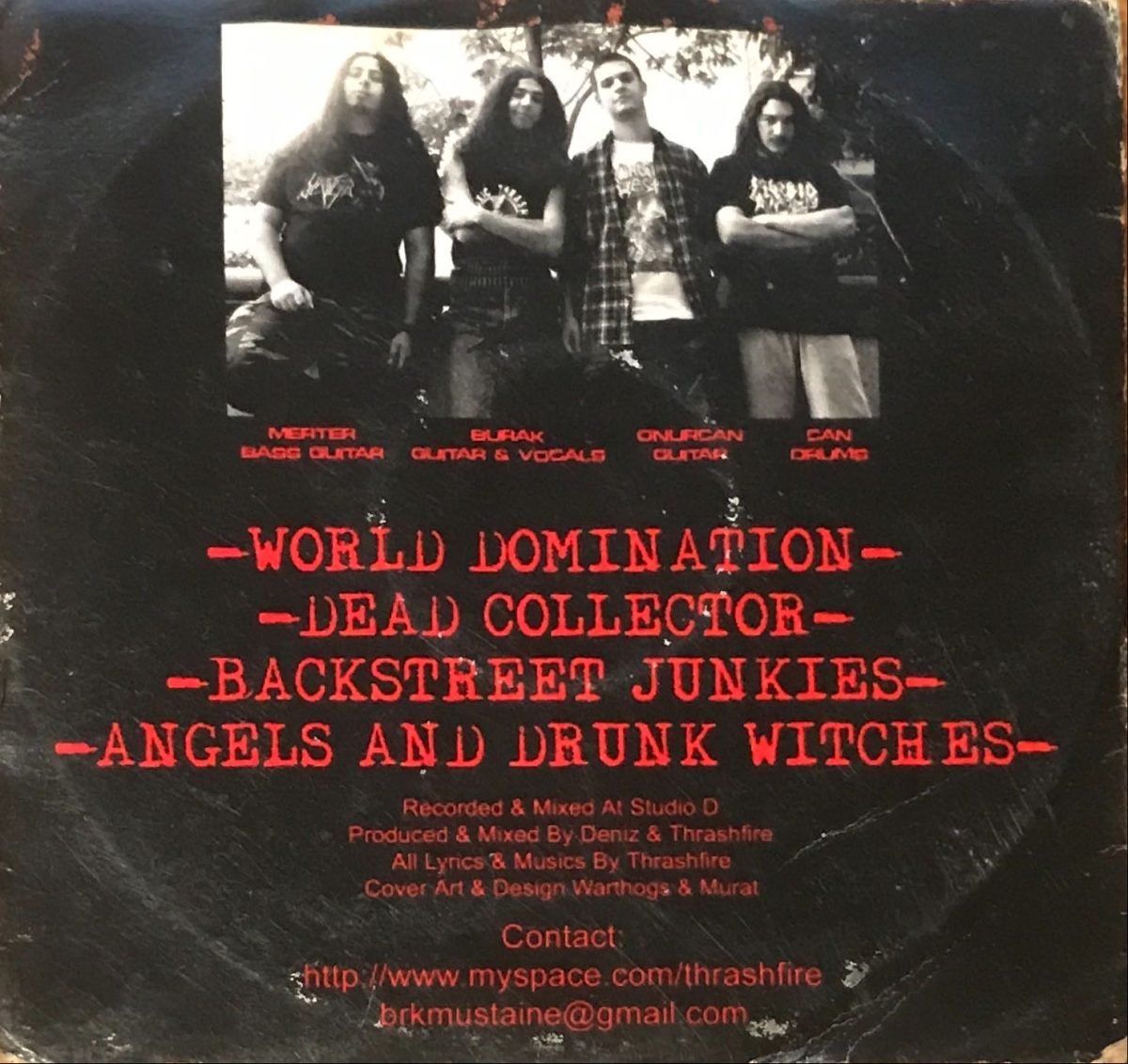 Thrashfire – World Domination CD Promo - Görsel 2