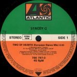 Stacey Q – Two Of Hearts (European Mix) 12'' Maxi Single Plak - Görsel 3