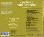 Paul Desmond – Easy Living CD - Görsel 2