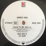 Simply Red – Come To My Aid 12'' Maxi Single Plak - Görsel 3