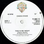 Chaka Khan – This Is My Night (Dance Remix) 12'' Maxi Single Plak - Görsel 3