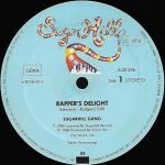 Sugarhill Gang ‎– Rapper's Delight 12'' Maxi Single Plak