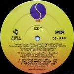 Ice-T – Ricochet / Mind Over Matter 12'' Maxi Single Plak - Görsel 3