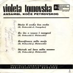 Violeta Tomovska – Može Li Cveḱe Bez Voda 45lik Plak EP - Görsel 2
