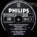 Al Di Meola / John McLaughlin / Paco De Lucía – Friday Night In San Francisco LP Plak - Görsel 3