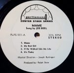 Joe Berl – Mame ''The Greatest Girl In Town'' LP Plak - Görsel 2