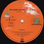 Visual – The Music Got Me 12'' Maxi Single Plak - Görsel 3