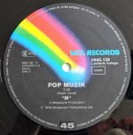 M – Pop Muzik / M Factor (Special Disco-Version) 12'' Maxi Single Plak - Görsel 4