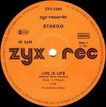 Stargo – Live Is Life / Capsicum 12'' Maxi Single Plak - Görsel 3