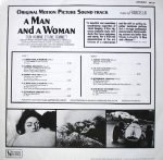 Francis Lai – A Man And A Woman (Original Motion Picture Soundtrack) LP Plak - Görsel 2