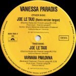 Vanessa Paradis ‎– Joe Le Taxi 12'' Maxi Single Plak - Görsel 2