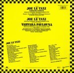 Vanessa Paradis ‎– Joe Le Taxi 12'' Maxi Single Plak - Görsel 3