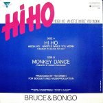 Bruce & Bongo – Hi Ho (Heigh Ho - Whistle While You Work) 12'' Maxi Single Plak - Görsel 3