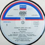 Verdi, Dame Joan Sutherland, Pavarotti, Richard Bonynge, Matteo Manuguerra, National Philharmonic Orchestra – La Traviata 3LP Plak Box - Görsel 4