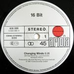 16 Bit – Changing Minds 12'' Maxi Single Plak - Görsel 3