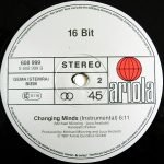 16 Bit – Changing Minds 12'' Maxi Single Plak - Görsel 4