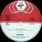 Andrea – I Am A Lover 12'' Maxi Single Plak - Görsel 3