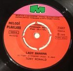 Tony Ronald – Lady Banana 45lik Plak - Görsel 2