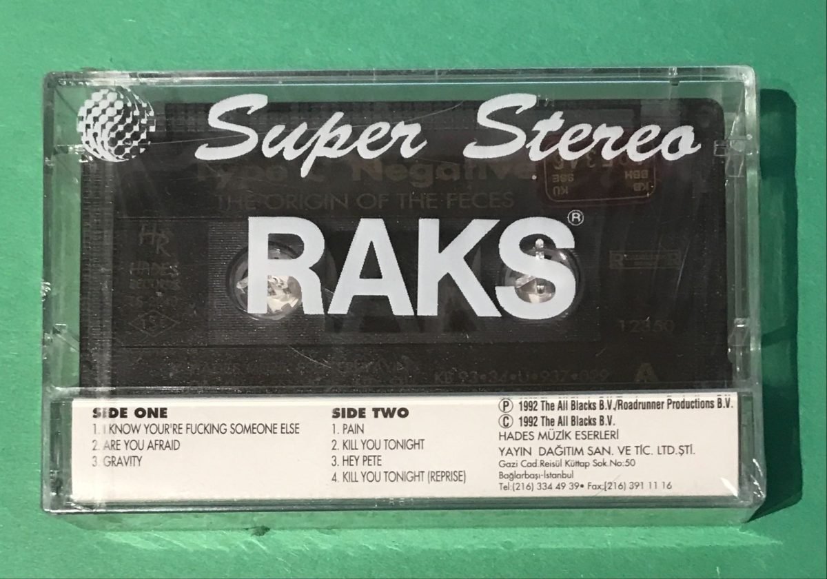 Type O Negative – The Origin Of The Feces Kaset - Görsel 2