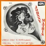Johnny Mathis – When A Child Is Born 45lik Plak