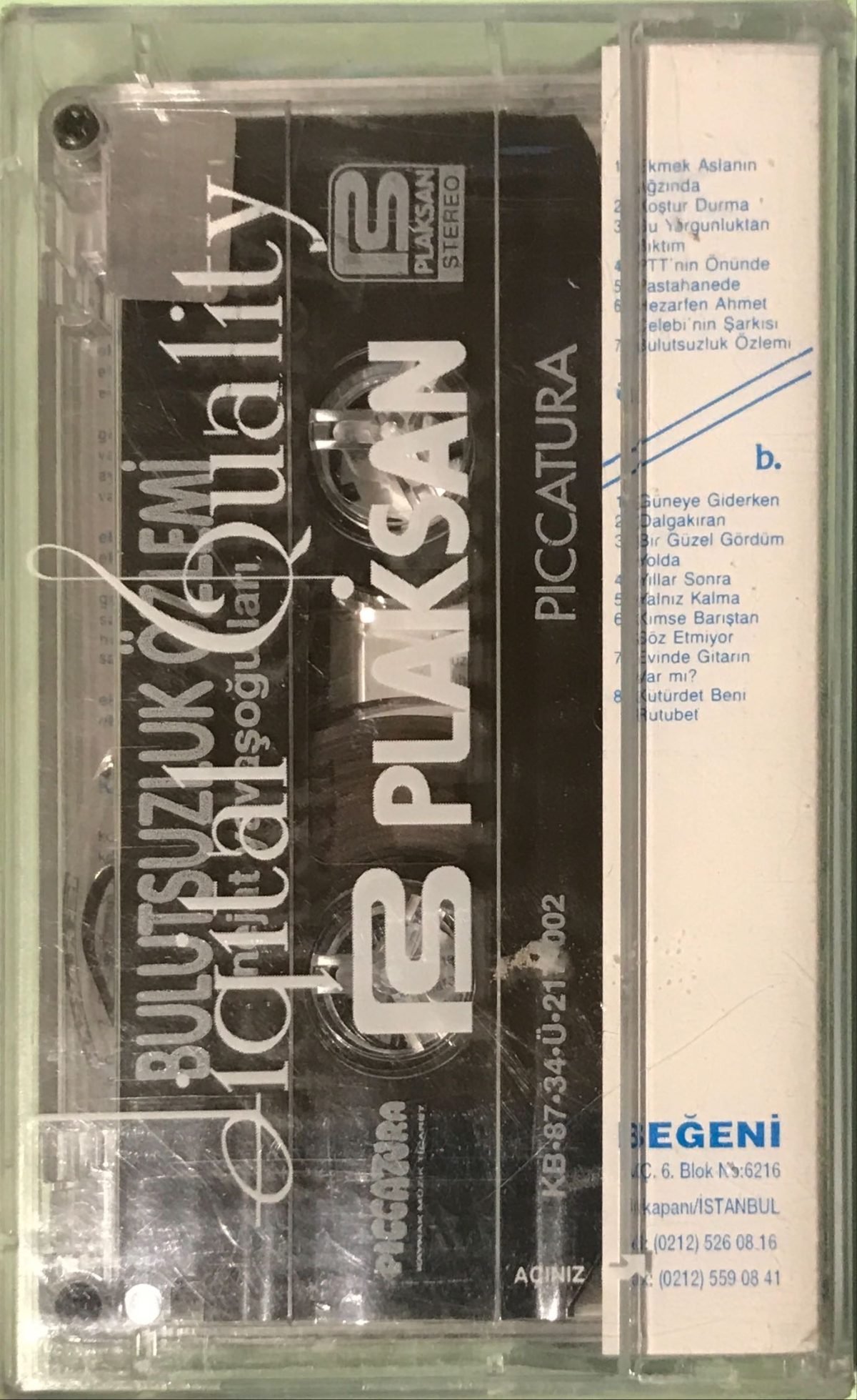 Nejat Yavaşoğulları – Bulutsuzluk Özlemi Kaset - Görsel 2