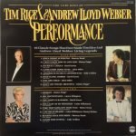 Tim Rice & Andrew Lloyd Webber – Performance - The Very Best Of Tim Rice & Andrew Lloyd Webber LP Plak - Görsel 2