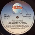 Tim Rice & Andrew Lloyd Webber – Performance - The Very Best Of Tim Rice & Andrew Lloyd Webber LP Plak - Görsel 3