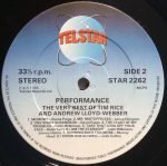Tim Rice & Andrew Lloyd Webber – Performance - The Very Best Of Tim Rice & Andrew Lloyd Webber LP Plak - Görsel 4
